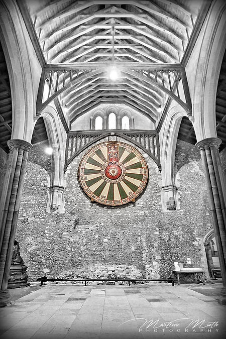 Großen Halle von Winchester Round Table