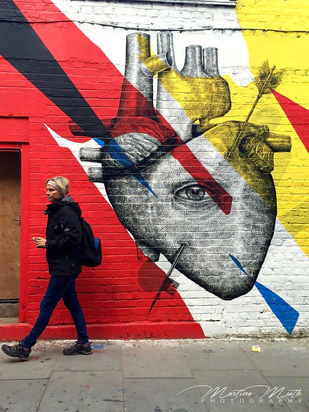 Graffitis beim Health Market