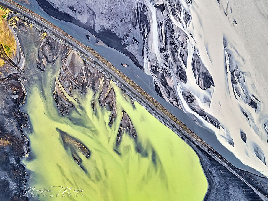 Drohnenaufnahme Island