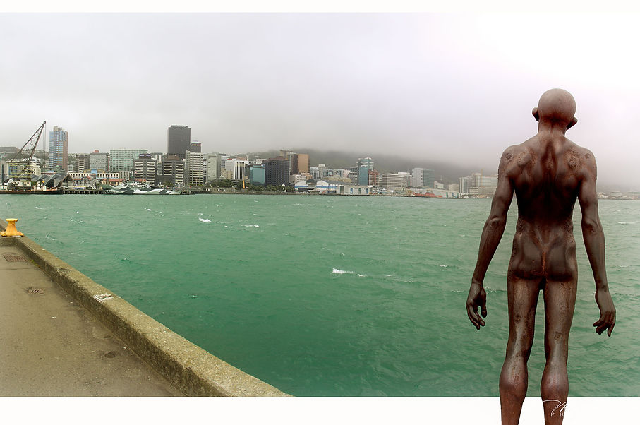 Solace of the Wind - Skulptur am Hafen von Wellington