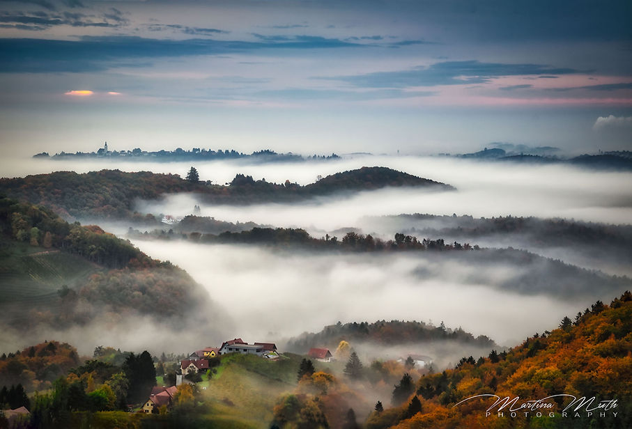 Morgennebel Südsteiermark